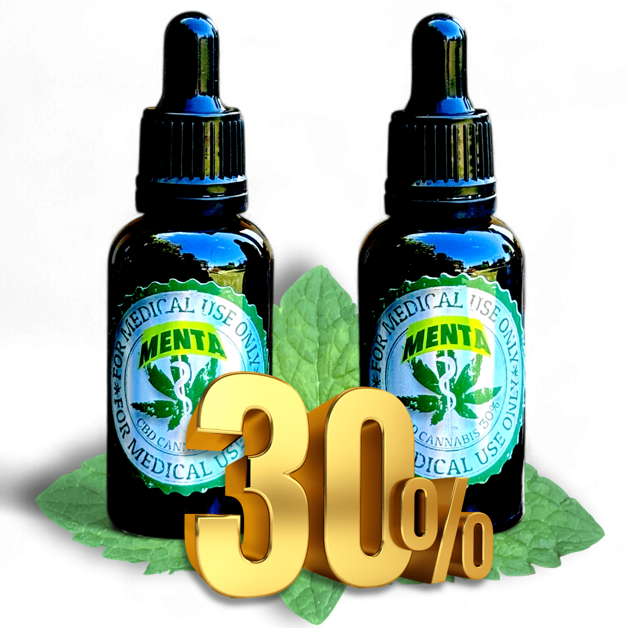 Aceite 30% menta x 2