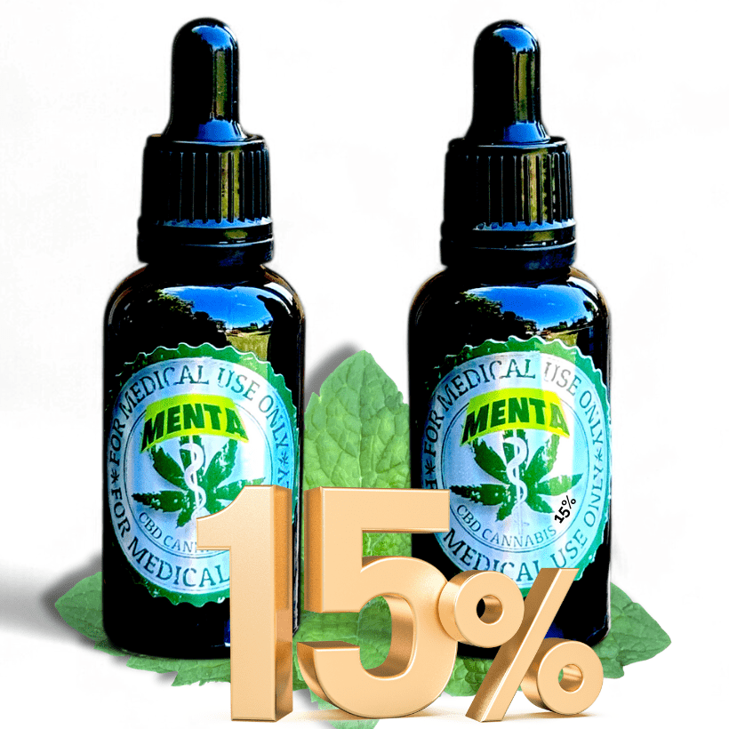 Aceite 30ml 15% cbd menta x 2